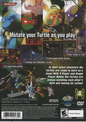 Teenage Mutant Ninja Turtles 3 - Mutant Nightmare box cover back